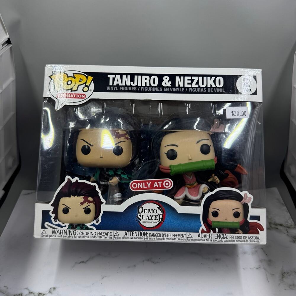 Tanjiro and Nezuko Funko Pop 2 Pack